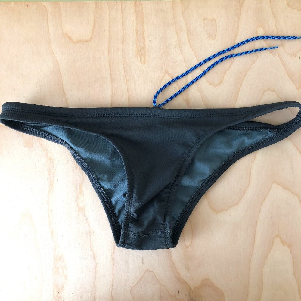 Women's Black Swim Bikini Bottom - Unbranded
